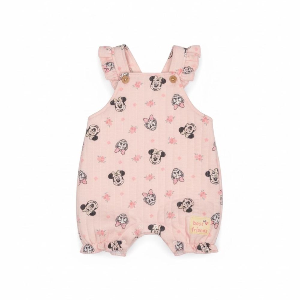 Disney Baby Pink Floral Romper with Yellow Top